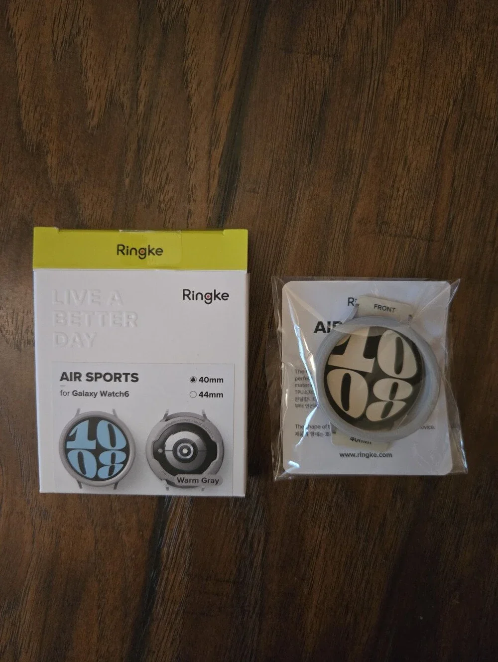 Ringke Air Sports Case for Galaxy Watch6 in Warm Gray 40mm